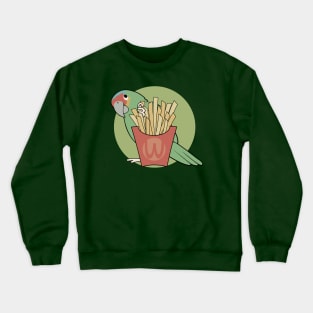 Parrots Love French Fries Crewneck Sweatshirt